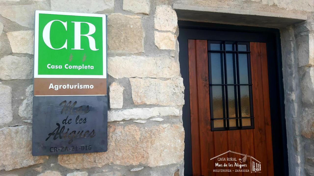 Casa Rural Mas De Les Aligues Mequinenza Kültér fotó